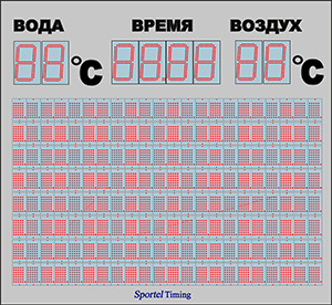 Табло SBSt-2.6x1.1-150/80x4